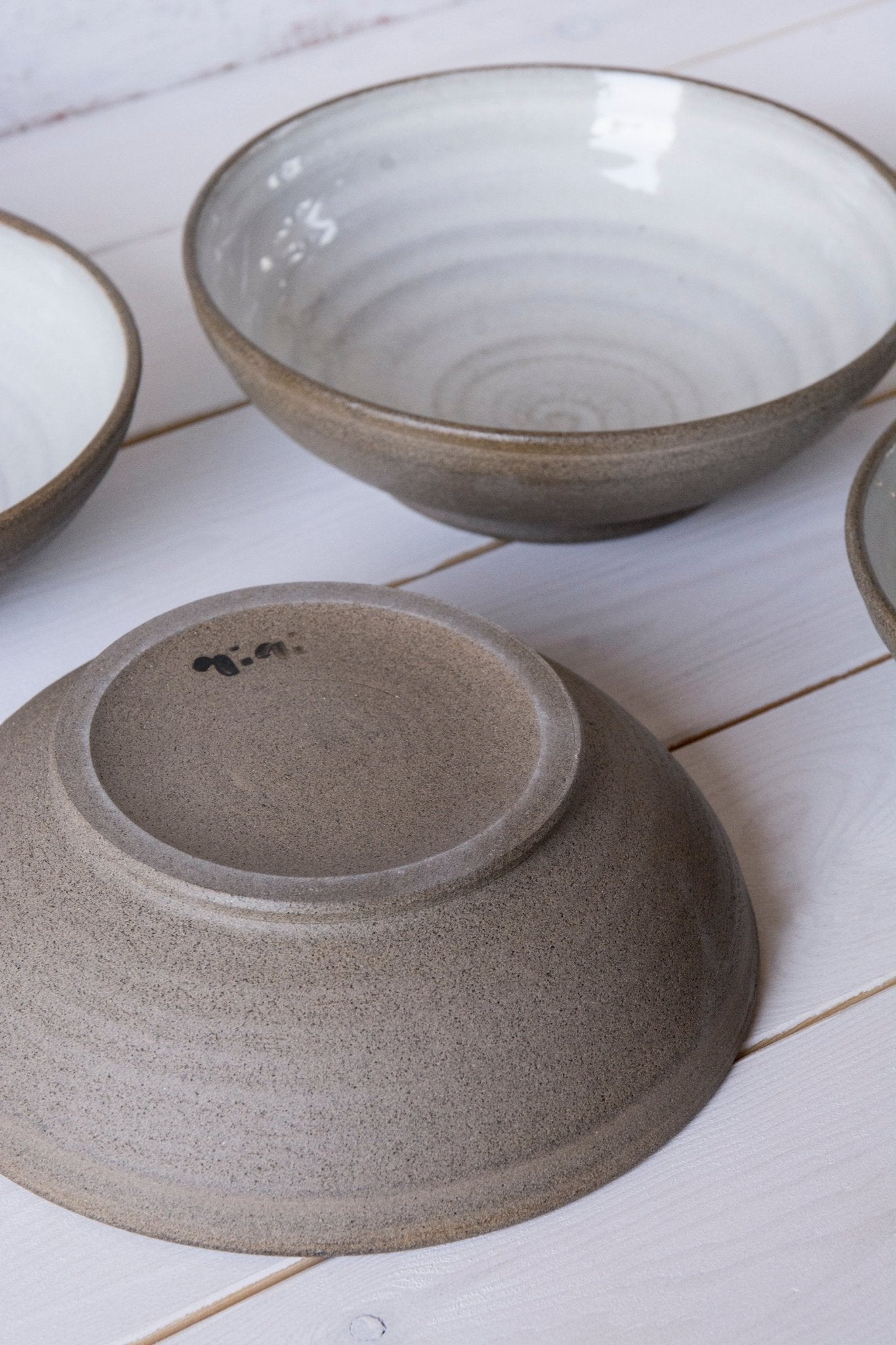 Wabi Sabi Raw Clay Bowls - Set of 2