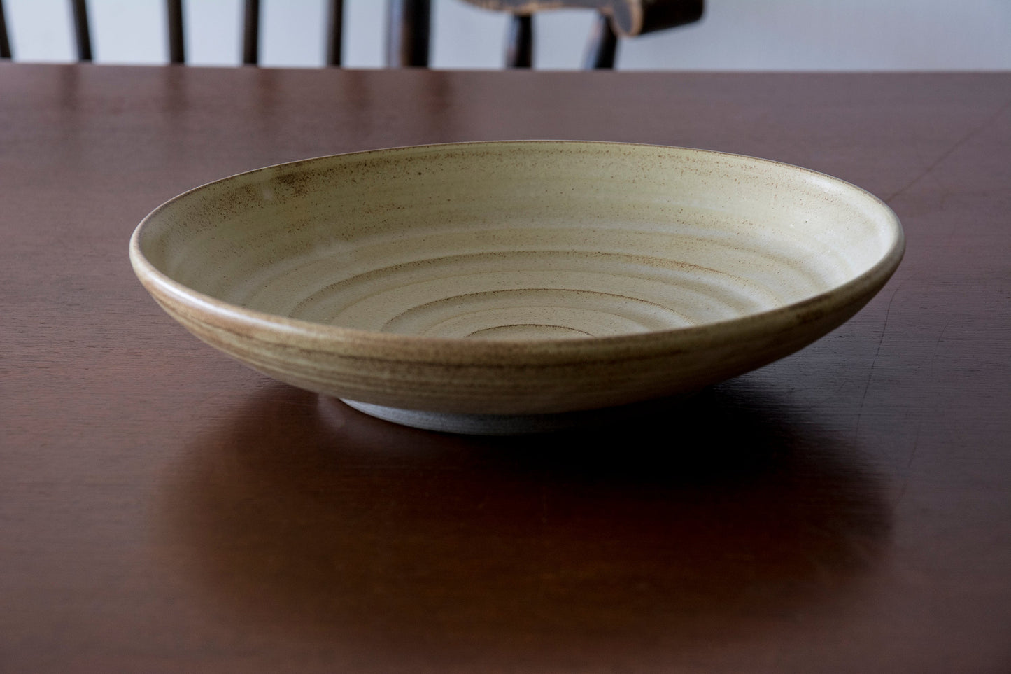 Handmade Wide Ceramic Serving Bowl - ADAMA