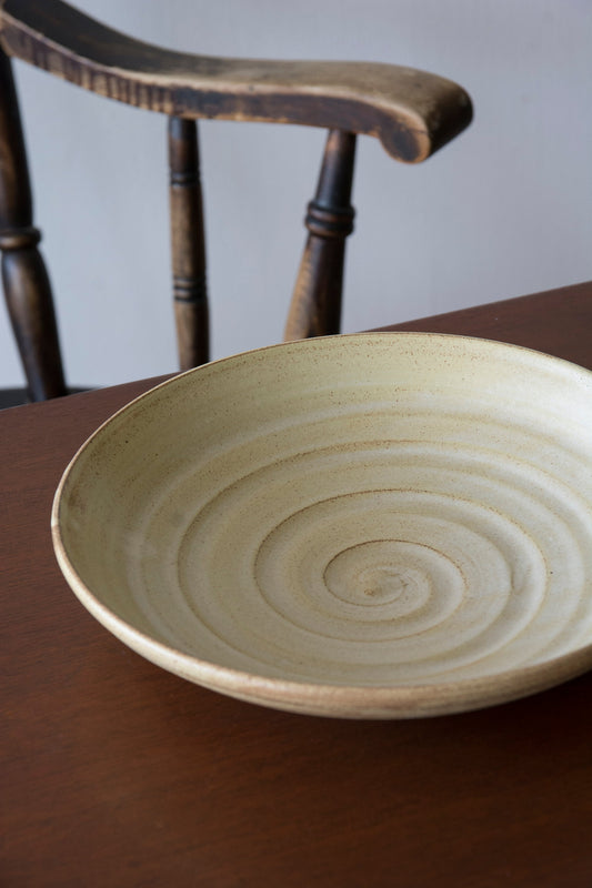 Handmade Wide Ceramic Serving Bowl - ADAMA