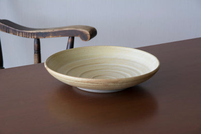 Handmade Wide Ceramic Serving Bowl - ADAMA