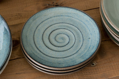 White Pottery Dessert Plate