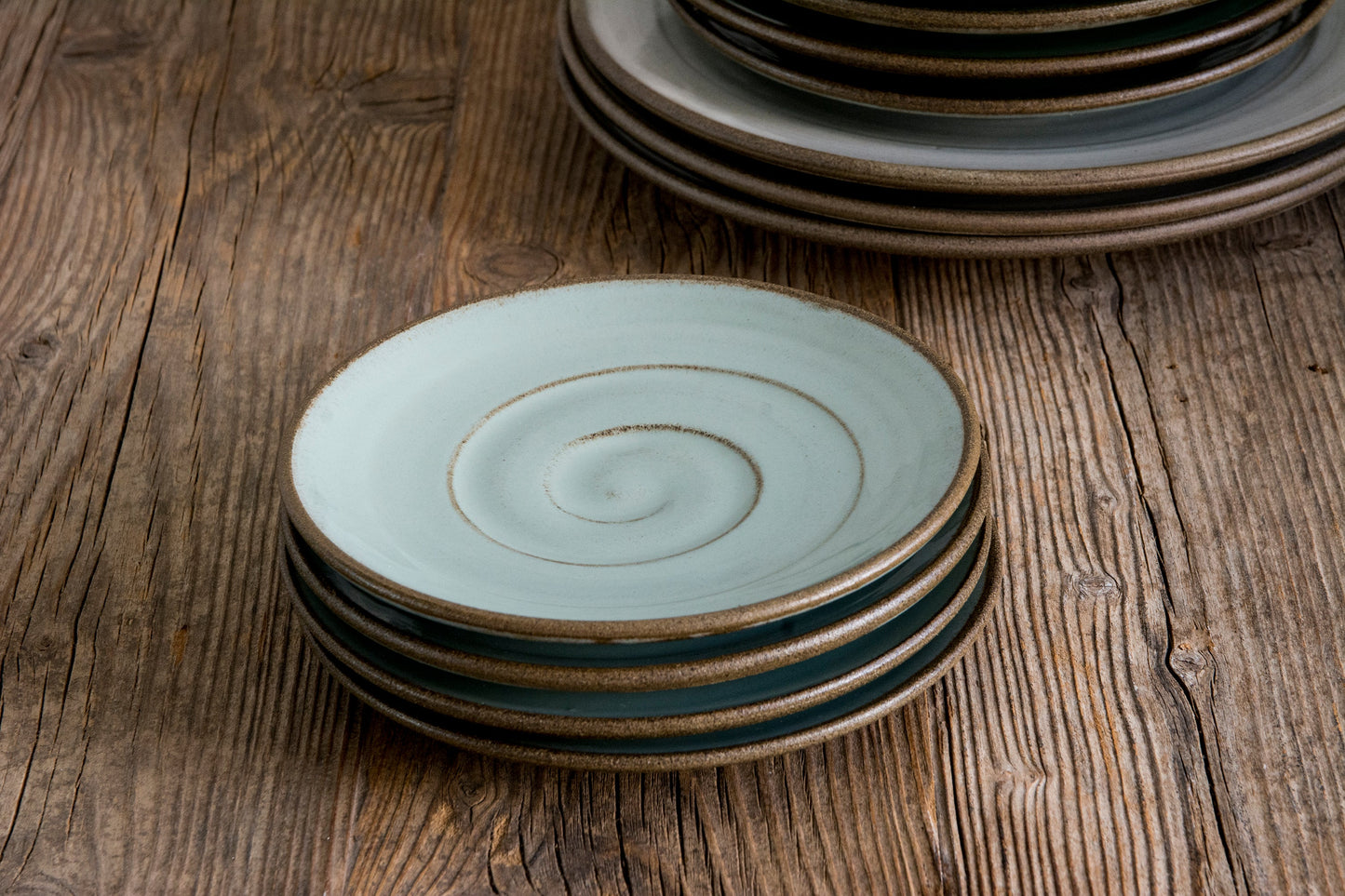 White Pottery Dessert Plate