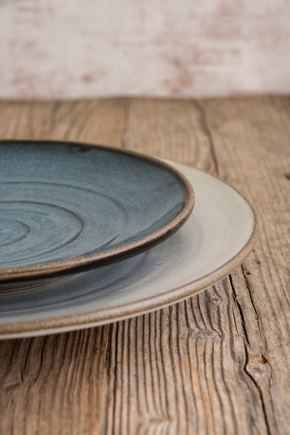 Swirl Dinnerware in Blue and White