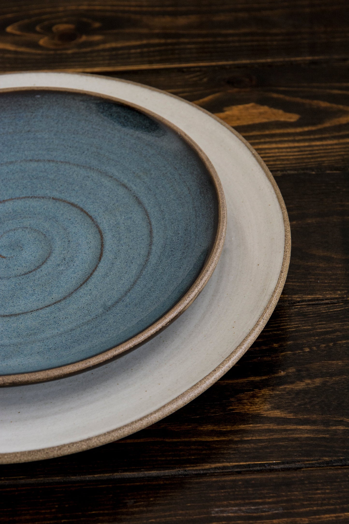 Swirl Dinnerware in Blue and White