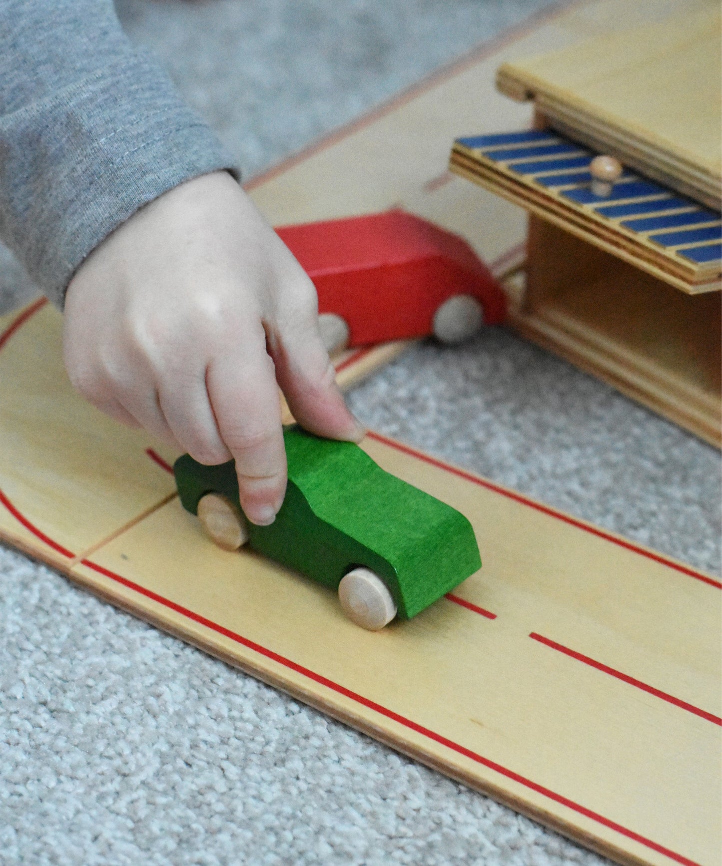 Beck Wooden Toy Passenger Car