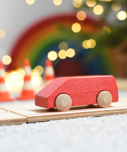 Beck Wooden Red Van Toy