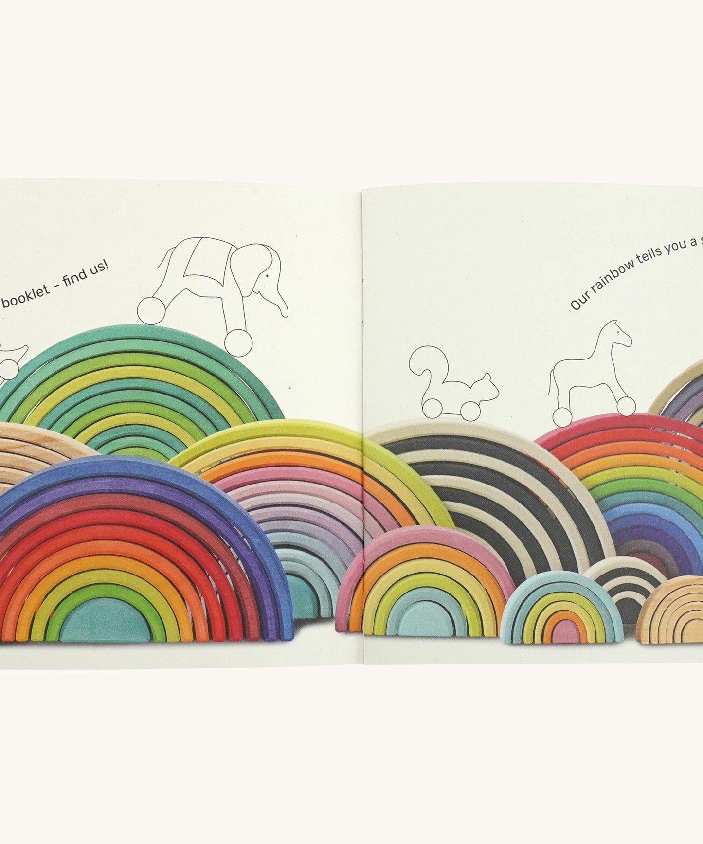 Grimm's Little Rainbow Colouring Book
