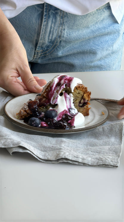 White Pottery Dessert Plate