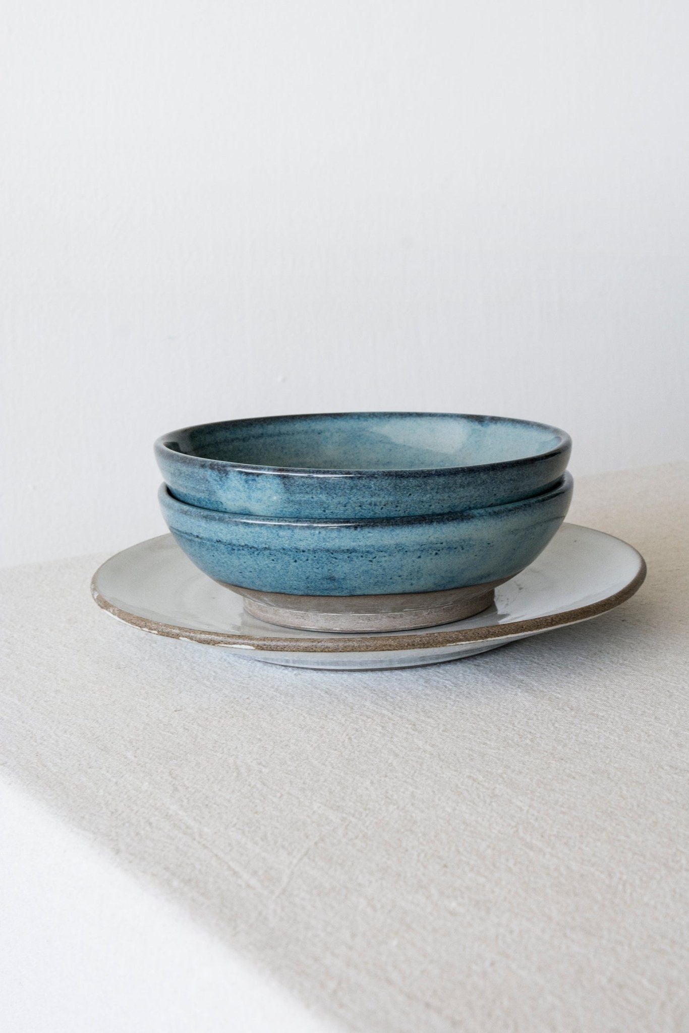 Handcrafted Ceramic Blue Bowl