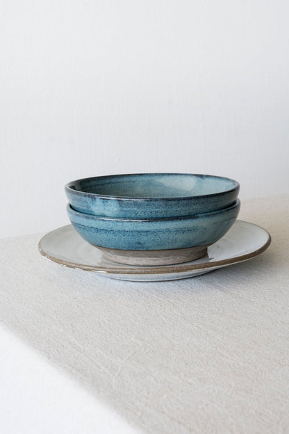 Handcrafted Ceramic Blue Bowl