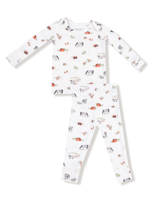 Ribbed Loungewear Set, Little Farm