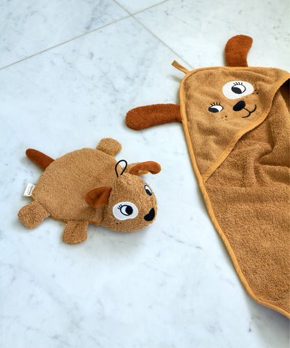 Roommate Dog Washcloth Bath Toy