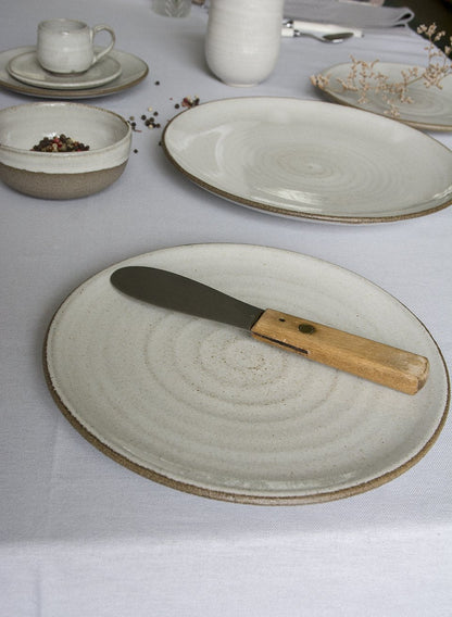 White Pottery Side Plate