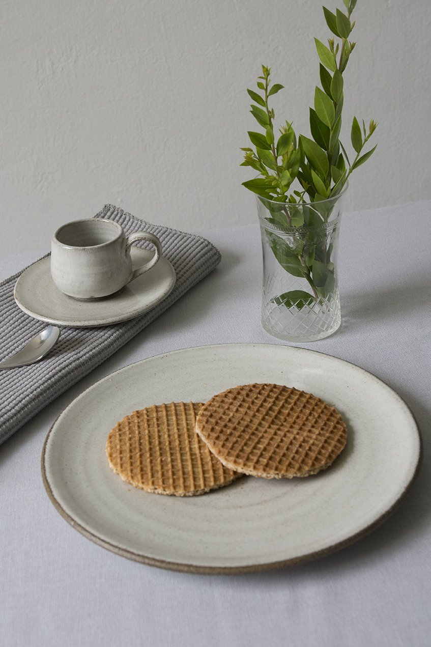 White Pottery Side Plate