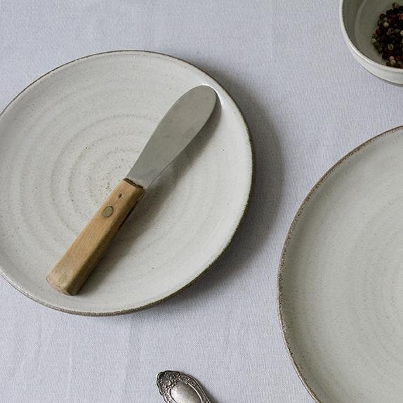 White Pottery Side Plate